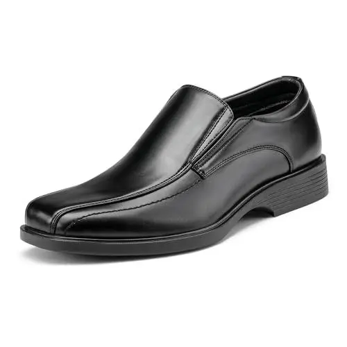 Produktbild: Bruno Marc Herren Mokassin Anzugschuhe Herren Slipper Slip on Business Schuhe,Size 49.5,SCHWARZ,CAMBRIDGE-05