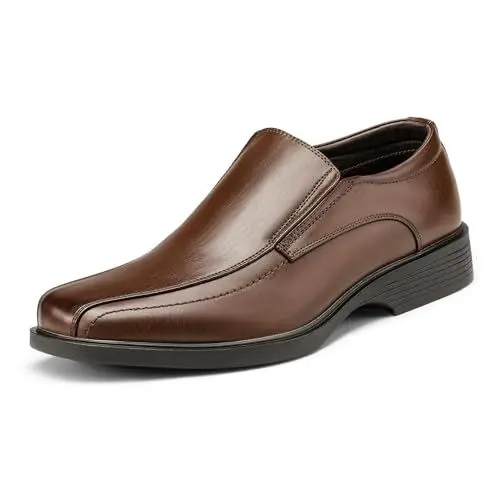 Produktbild: Bruno Marc Herren Mokassins Halbschuhe Klassischer Anzugschuhe Loafer Slipper Dunkelbraun Größe 13 M US / 47.5 EU CAMBRIDGE-05