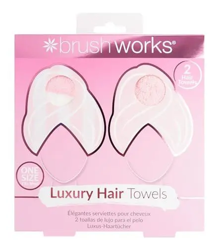 Produktbild: Brushworks HD Luxus Hair 2 Handtücher, 100 g