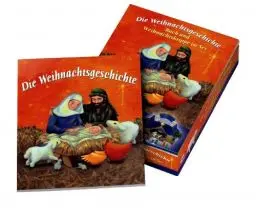 Produktbild: B&S: Weihnachtsgeschichte (Krippe): Buch und Weihnachtskrippe im Set