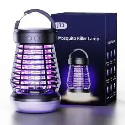 Produktbild: Bseical Insektenvernichter Elektrisch, Tragbare Insektenvernichter Mückenschutz, UV Elektrischer Mückenlampe Mit LED Lampe, Wasserdichter Mückenfalle Elektrisch für Mücken,Motten,Fliege,Spinnen