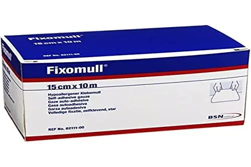 Produktbild: BSN medical, Fixomull 10 m x 15 cm, Weiss