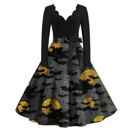 Produktbild: BTBDYDH Halloween Kleid Damen Hexenkostüm Damen Halloween Kostüm Damen Sexy Hexenkostüm Damen Gothic Kleid Damen Halloween Kostüm Frauen Halloween Kostüm Damen Hexe Sexy Kostüme
