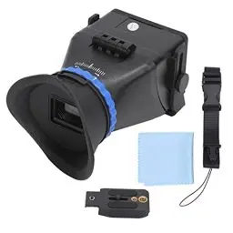Produktbild: BTER Kamera-Sucher, professionelle 3-Fach-Vergrößerung LCD-Sucher-Vergrößerung für 3 Zoll / 3,2 Zoll LCD-Bildschirm, DSLR-Sucher für Camcorder, DSLR/SLR-Kamera, Kamera-Bildschirm-Sonnenschutzblende