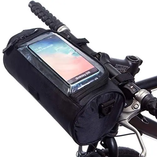 Produktbild: BTR Lenkertasche Fahrradkorb Tasche mit Touchscreen Vorne Fahrradtasche. Fronttasche Lenkerkorb Fahrrad Handyhalterung