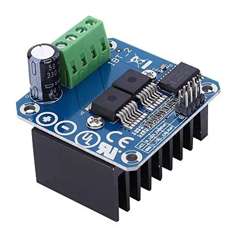 Produktbild: Motorantriebsmodul BTS7960 43A für Smart Car Dual H-Bridge Stepper Motor Drive Schrittmotortreibermodul, Elektrische Komponenten für DIY Roboter und Fahrzeuge