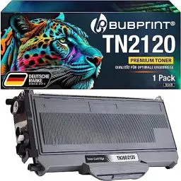 Produktbild: Bubprint Toner kompatibel als Ersatz für Brother TN-2120 für DCP-7030 DCP-7040 DCP-7045N HL-2140 HL-2150N HL-2170 HL-2170W MFC-7320 MFC-7340 MFC-7440N MFC-7840W Schwarz