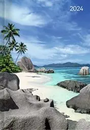 Produktbild: Buchkalender Style Beach 2024 - Büro-Kalender A5 - Cheftimer - 1 Tag 1 Seite - 352 Seiten - Blume - Alpha Edition