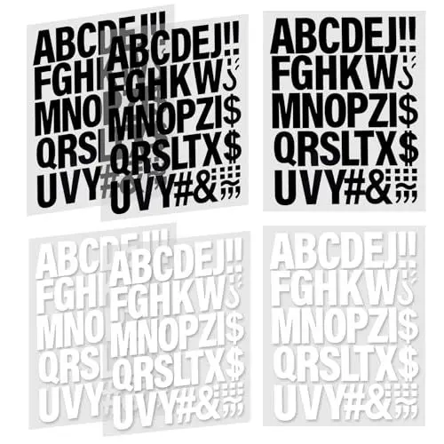 Produktbild: Buchstaben Aufbügeln 6 Blätter Buchstaben zum Aufbügeln auf Stoff 2 Zoll Bügelbuchstaben für Sporttrikots T-Shirts Kleidung