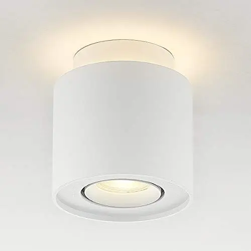 Produktbild: Budbuddy 6W+5W Deckenstrahler LED Deckenlampe Strahler Rund Wandspots Aufbauleuchte Moderne Spotleuchte Aufbauspot Deckenspots LED GU10 3000K(enthalten 5W leuchtmittel)