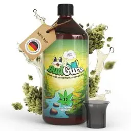 Produktbild: BudGuru Dünger für Pflanzenwachstum Indoor & Outdoor (1l Flasche) | Chemikalienbeständiger Portionierer mit präziser Skala | Dosierhilfe für einfaches Abfüllen