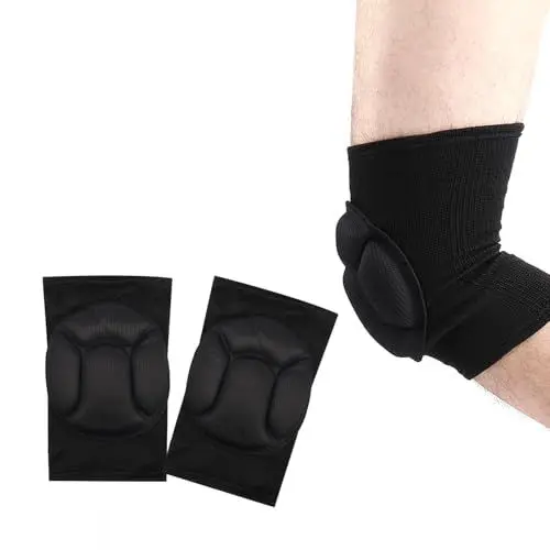 Produktbild: BUDPSI Knieschoner Sport 2 Stück, Dicker Schwamm Volleyball Knieschoner, Schildkrötenpanzer Knee Pads, Antikollision und Stoßdämpfung, Verwendet zum Ballspielen, Laufen und Radfahren