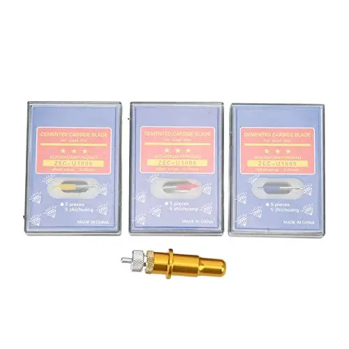 Produktbild: Bügelwerkzeug-Halter-Set, Praktisch und Praktisch, Schneideplotter, Wolframstahl und Nicht Leicht zu Rosten, Beschriftung, Schneideplotter, Messerhalter, Schneideplottermesser