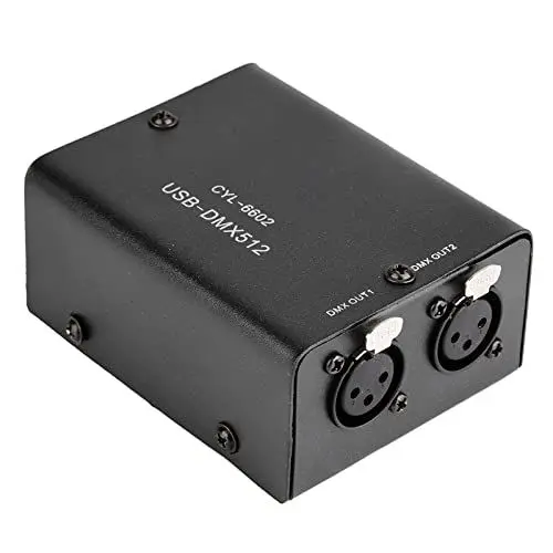 Produktbild: Bühnenlicht-Controller, DMX-LED-Decoder-Controller, 512-Kanal-USB zu DMX, DMX512-LED-Licht, DMX-Bühnenbeleuchtungs-Controller, Kanäle, Decoder-Modul für Computer-Lichtsteuerung