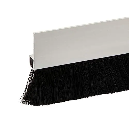 Produktbild: Bürstendichtung 100cm Alu-h-Profil Zugluftstopper Fliegendichtung Rolladendichtung