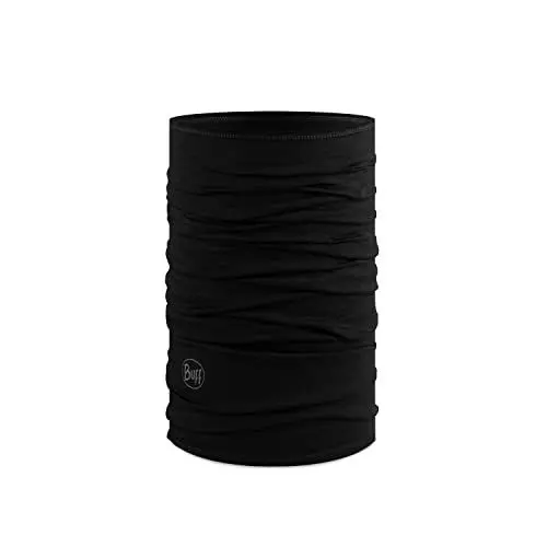 Produktbild: BUFF®| Schlauchschal Merino Lightweight Männlich Weiblich Erwachsene Multifunktionaler Schal aus 100% Merinowolle, Wandern, Outdoor, Nachhaltig, Leicht, Schlanke Passform, Einheitsgröße, Noir