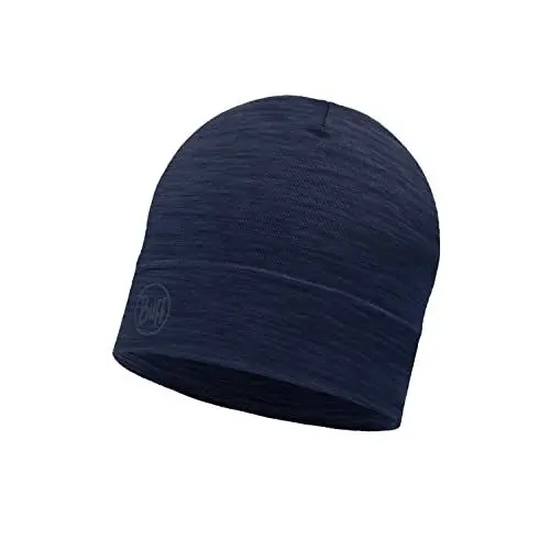 Produktbild: Buff Unisex Mütze Merino Lightweight Hat, Solid Denim, 31 EU