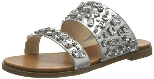 Produktbild: Buffalo Damen Jaya Pantoletten, Silber (Silver 000)