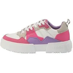 Produktbild: Buffalo Damen Low-Top Sneaker RSE V2, Damen Sneaker,Freizeit,sportlich,Women's,Woman,Lady,Ladies,Halbschuhe,Weiß (White/Purple/PINK),38 EU / 5 UK