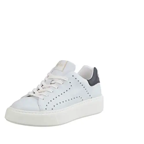 Produktbild: Buffalo Damen Low-Top Sneaker Rocco, Damen Halbschuhe,schnürer,straßenschuhe,Freizeitschuhe,Plateausohle,weiblich,Weiß (White),42 EU / 8 UK