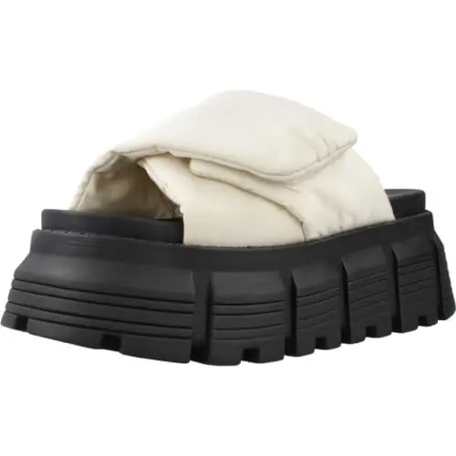 Produktbild: Buffalo Damen Sandale AVA VELCROSS Weiß Plateausandalen 40 EU