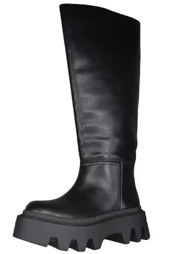 Produktbild: Buffalo Flora Boot - Vegan Nappa - Schwarz Kunstleder 39 EU