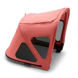 Produktbild: Bugaboo Fox und Fox Cub Sonnendach mit Lüftungsfenstern, ausziehbar für zusätzlichen und optimalen Sonnenschutz, wasserabweisend, kompatibel mit allen Bugaboo Fox und Fox Cub Modellen, Sunrise Red