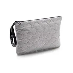 Produktbild: Bugaboo Wickel-Clutch, Wickeltasche mit herausnehmbarer Wickelunterlage, wasserdicht und leicht zu reinigen, ideal für unterwegs in Light Grey Mélange