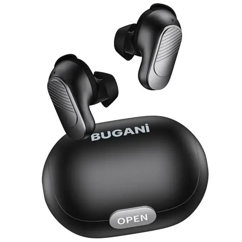 Produktbild: BUGANI Bluetooth Kopfhörer, In Ear Ohrhörer, Kabellose Kopfhörer Tiefer Bass Bluetooth 5.3 In-Ear Kopfhörer, Earbuds ENC-Rauschunterdrückung, 24 Stunden Akkulaufzeit, Schnellladung, IPX6 Wasserdicht