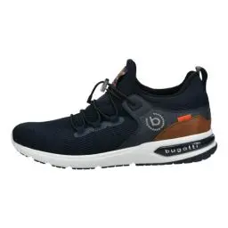 Produktbild: bugatti Herren Low-Top Sneaker, Männer Halbschuhe, Wechselfußbett,Strassenschuhe,Freizeitschuhe,Turnschuhe,Laufschuhe,dunkelblau (4100),43 EU / 8.5 UK