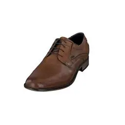 Produktbild: bugatti Business Halbschuh aus Leder, Derby mit Hand Finish und Perforation, Braun, 45 EU