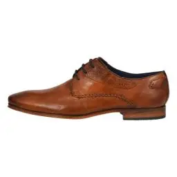 Produktbild: Bugatti Herren Business Halbschuh Aus Leder, Mit Two-tone-finish Und Handnaht Derbys, Cognac, 41 EU