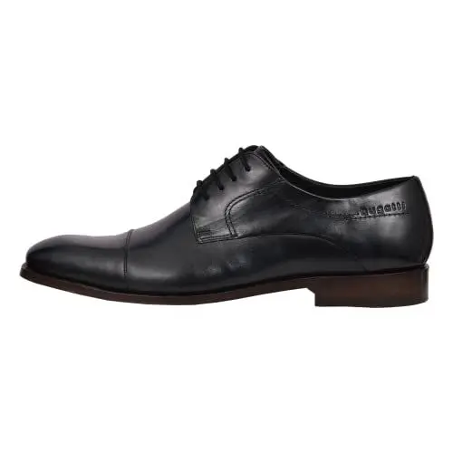Produktbild: bugatti Herren Businessschuhe, Männer Business Schnürer, Wechselfußbett,Schnuerung,lace-up Shoes,schnürschuhe,büro,dunkelblau (4100),43 EU / 8.5 UK