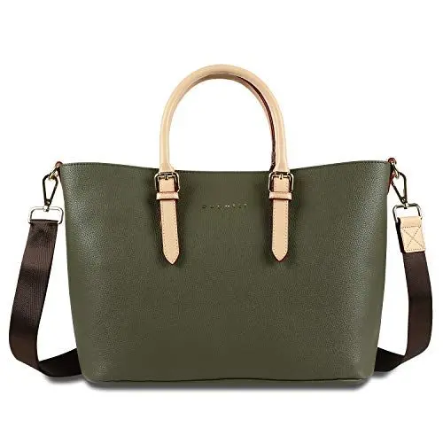 Produktbild: bugatti Ella Shopper Handtasche für Damen M, Damenhandtasche, Schultertasche in olive