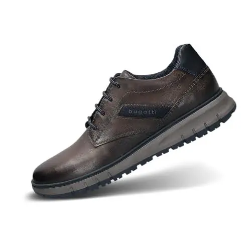 Produktbild: bugatti Herren-321-AOP01-3200-1100-Schnürer,Dark Grey,44