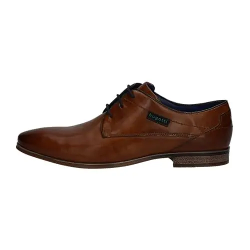 Produktbild: bugatti Herren Businessschuhe, Männer Business Schnürer,lace-up Shoes,Low-tie,schnürschuhe,Anzugschuhe,Derby schnürung,Cognac (6300),42 EU / 7.5 UK