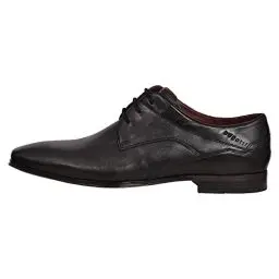 Produktbild: bugatti Herren Business Halbschuh aus Hochwertigem Leder, Derby mit Eleganter Liniengestaltung, Schwarz, 42 EU