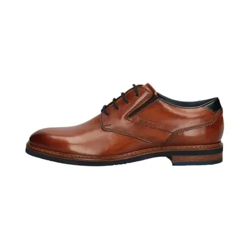 Produktbild: bugatti Herren Businessschuhe, Männer Business Schnürer, Wechselfußbett,Schnuerer,straßenschuhe,Strassenschuhe,Low-tie,Cognac (6300),43 EU / 8.5 UK