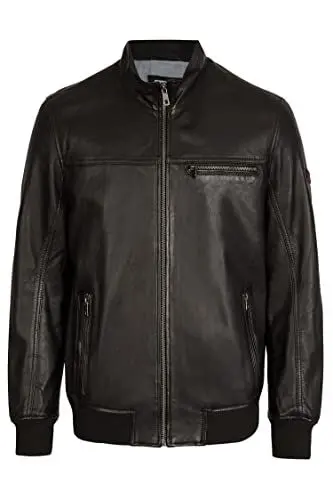 Produktbild: bugatti Herren Lederjacke aus hochwertigem Leder