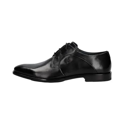 Produktbild: bugatti Herren Businessschuhe, Männer Business Schnürer, Wechselfußbett,Office,büro,Freizeit,Schnuerschuhe,Schnuerer,schwarz (1000),41 EU / 7 UK