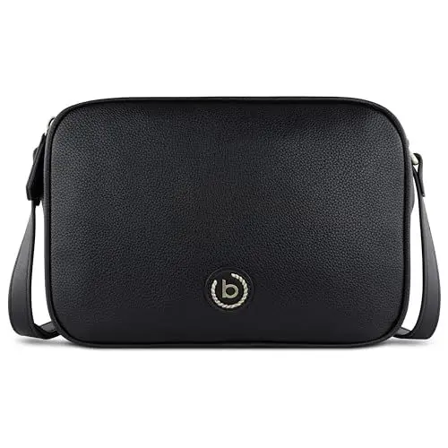 Produktbild: BUGATTI bugatti Passione Handtasche für Damen M - Kunstleder-Tasche, Umhängetasche Frauen, schwarz
