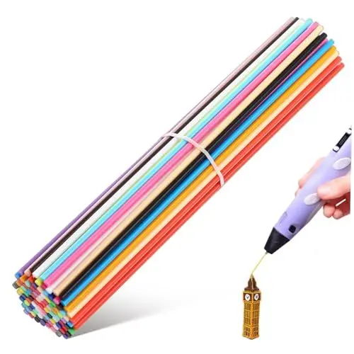 Produktbild: BUGUUYO 110St Druckstift Filament für 3d-Drucker 3D-Stifte für im Alter von 10-12 Jahren Filament-Nachfüllungen für 3D-Stifte Druckerfilament 2,5 mm 3D-Druckermaterial Plastik