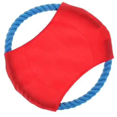 Produktbild: BUGUUYO Hundespielzeug Haustiere Flying Disc Soft Training Tool Für Samojeden Zufälliges Muster