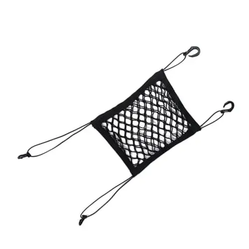 Produktbild: BUGUUYO Auto Haustier Barriere Schwarz Oxford Mesh Hund Barrier Net Für Fahrzeuge Haustier Auto Sitz Abdeckung