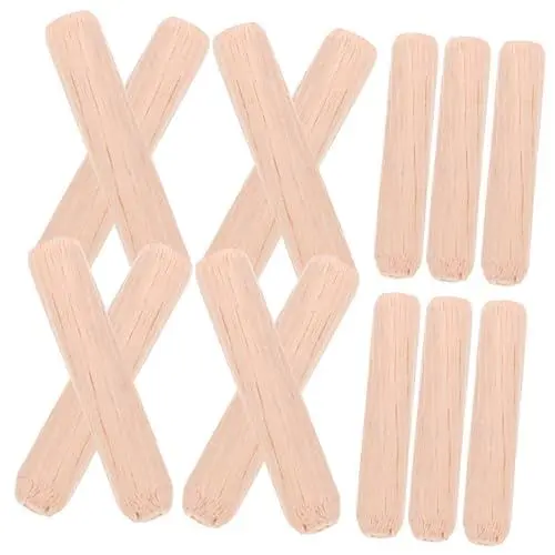 Produktbild: BUGUUYO 1 Einsteck- Zapfenstecker Holzdübel Dübel zum Basteln Zubehör für den Möbelbau Holzpflock Holzpflöcke Handbuch Hardware Zubehör Verbinder Stift m8 Runder Zapfen aus Holz
