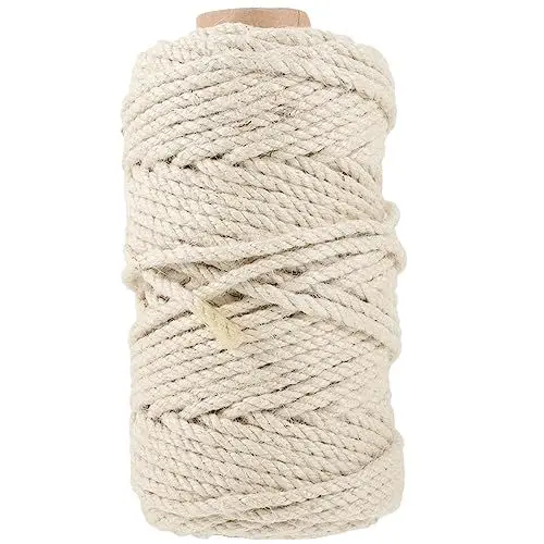 Produktbild: BUGUUYO 1 Rolle Kletterseil für Katzen multifunktionales Kratzseil kürzbares Katzenkratzseil Sisalseil für Katzenkratzbaum Sisalseil für Katzenspielzeug Hanfseil für den täglichen Gebrauch