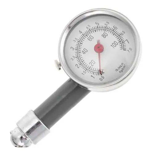 Produktbild: BUGUUYO 1stk Druckanzeige Werkzeug Auto-test-tool Auto Reifendruckprüfer Reifendruckprüfgerät Auto Versorgung Reifendruckmesser Reifendruckmessgerät Auto Luftdruck Tester Rostfreier Stahl