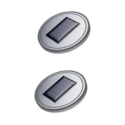 Produktbild: BUGUUYO 2St Cup-Pad wegbeleuchtung solar leuchte mit solar Auto-Atmosphärenbeleuchtung tiegerbalm red solarbeleuchtung Tassenunterlage Solar- -Cup-Matte Getränkehalter im Auto rot
