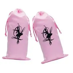 Produktbild: BUGUUYO 2 Stück Kordelzug-Taschen-Organizer Für Tragetasche Aufbewahrungstasche Schuhbeutel Spitze Waschbare Ballettschuh-Taschen Handtasche Kordelzug Kordelzug Ballett-Taschen