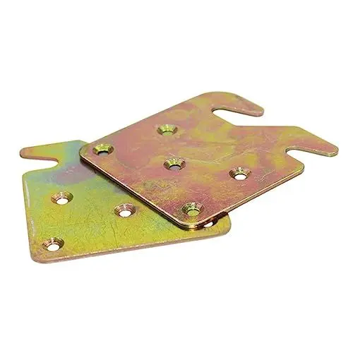 Produktbild: BUGUUYO 2 stücke Dicke Bett Scharnier Halterung Schrauben für Betten Bett Armaturen Haken Bett Schiene Scharniere Bett Ersatzteile